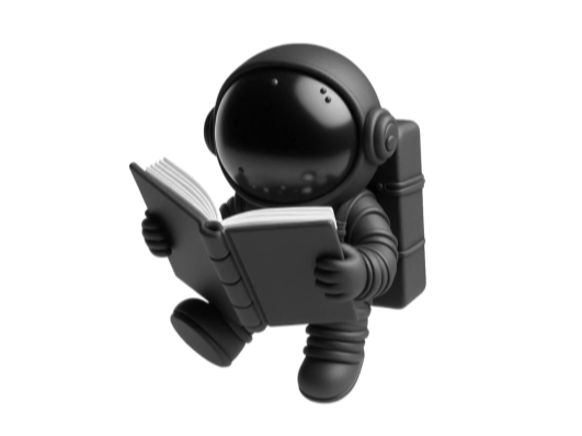 Spaceman With Book